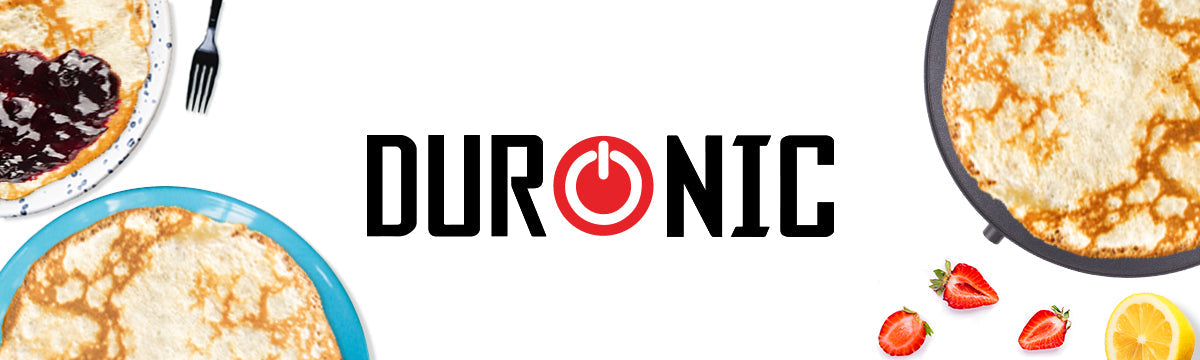 Pancakes and crepes created using the Duronic Electric Crepe Maker