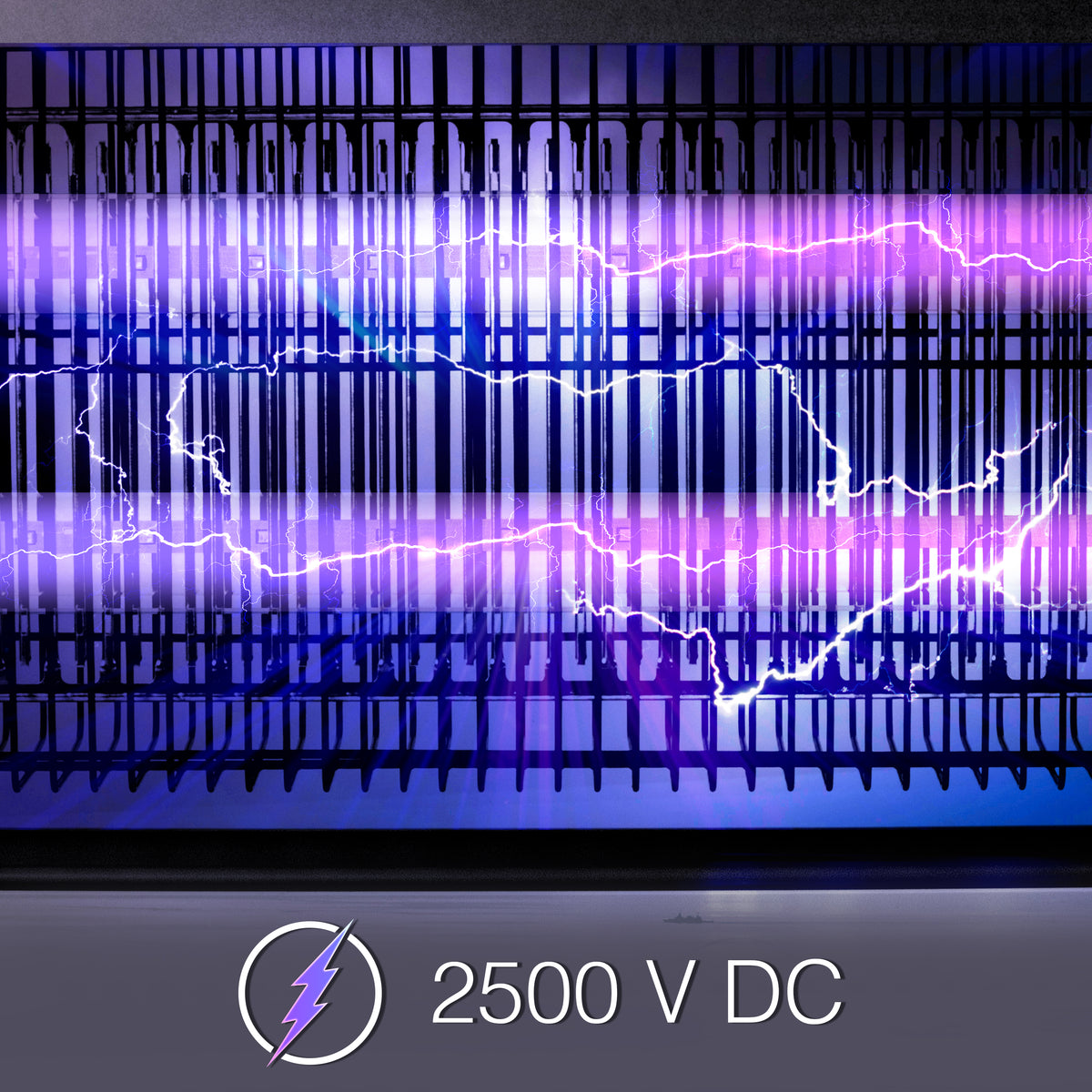 Duronic FK2X10 Electric Fly Killer, Dual Wavelength UV Bug Zapper with Removable Tray and Hanging Chain, Energy Efficient 16W Indoor Insect Trap for Kitchen and Home