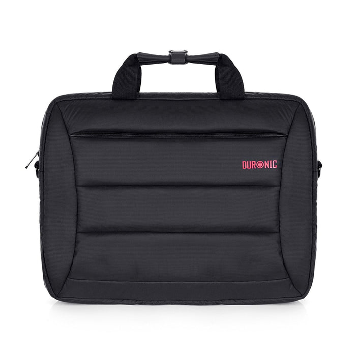 Duronic Laptop Messenger Bag LB12 Cabin Bag Water Resistant Backpack Travel Bags for Students Office Workers Cross Body Bag 15.6β Laptop Sleeve for Business University Travelling Gift for Women Men