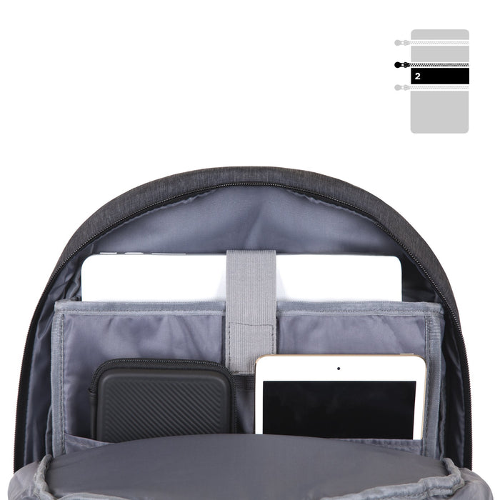 Duronic Travel Laptop Backpack, Lightweight Laptop Bag 15.6” Work Bag, School Rucksack, Backpack for Computer, business, school, Children, Ladies, Gym, Water Resistant, Gift for Women for men LB13
