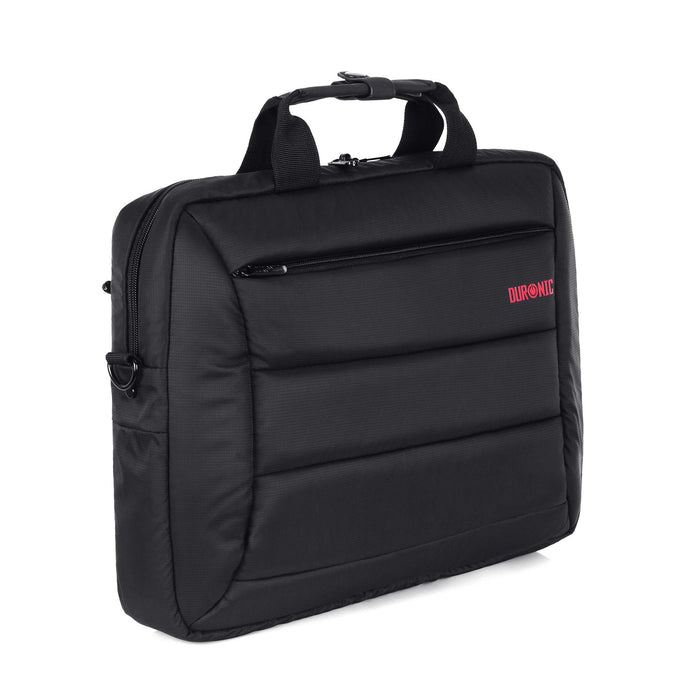 Duronic Laptop Messenger Bag LB12 Cabin Bag Water Resistant Backpack Travel Bags for Students Office Workers Cross Body Bag 15.6β Laptop Sleeve for Business University Travelling Gift for Women Men