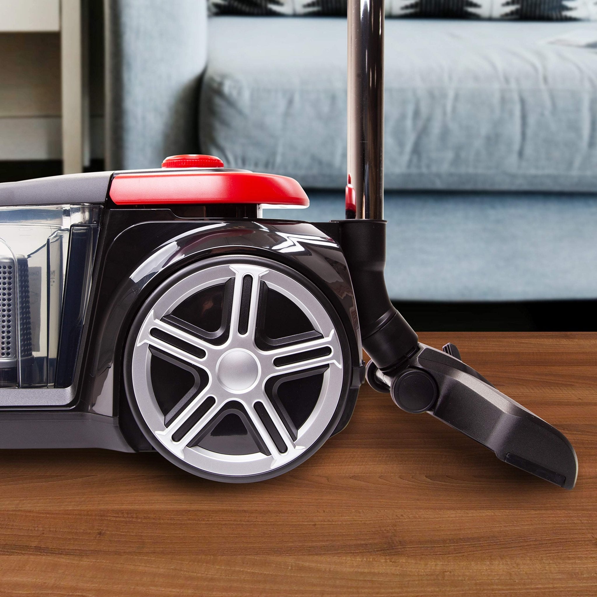 Duronic Bagless Vacuum Cleaners VC7020 Lightweight 800W Cylinder Vacuums with HEPA Filter 2.5L Carpet Cleaner with Crevice Tool, Floor & Turbo Brush Cleaners for Carpet Hard Floor Pet Hair Allergies