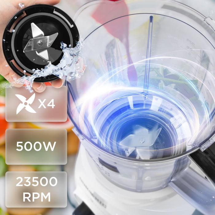 Duronic BL16 portable blender with 4 removable blades for easy cleaning