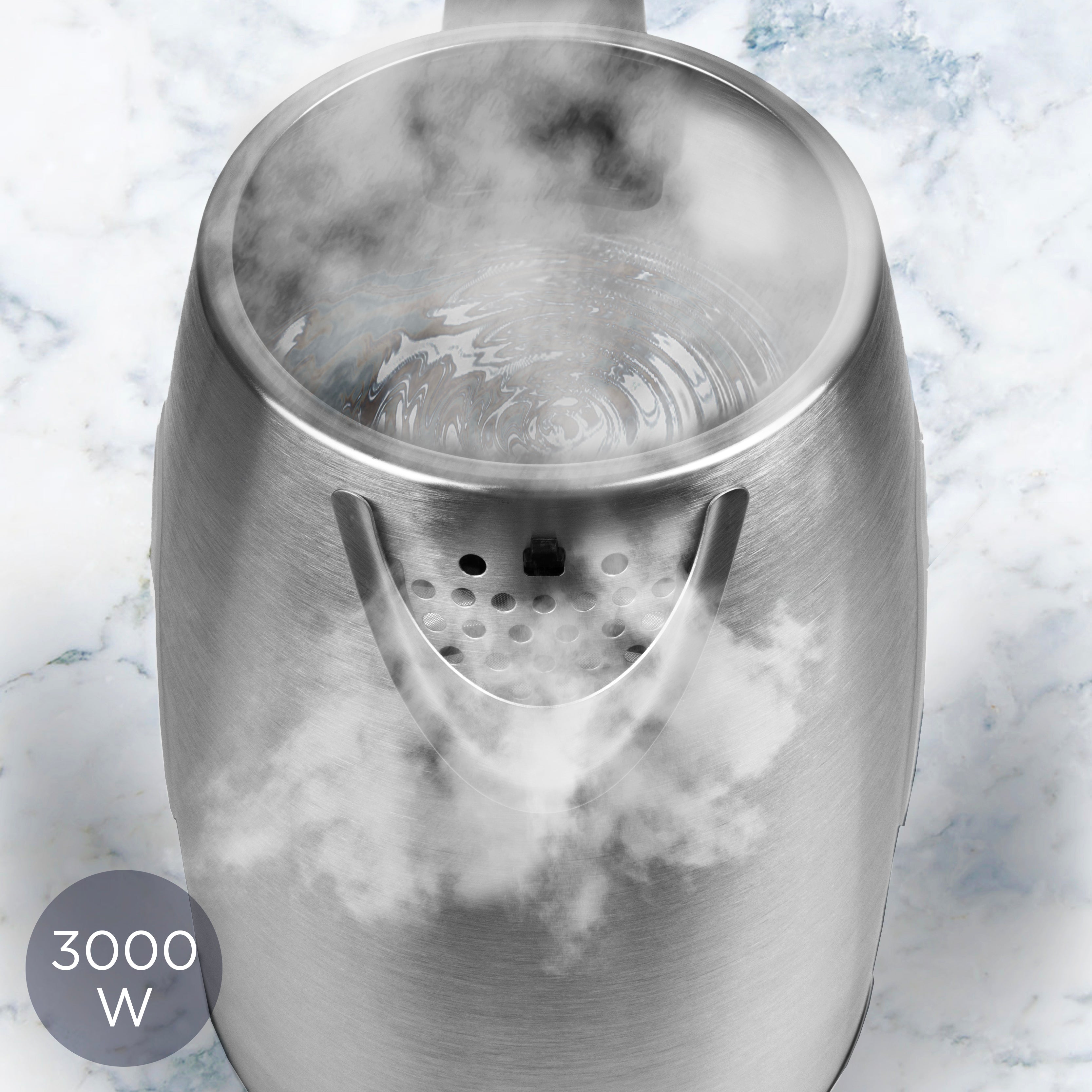 Duronic EK43 stainless steel kettle with temperature control and a removable filter for easy cleaning, enhanced water quality and better-tasting drinks every time