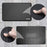 Duronic Anti-Fatigue Mat DM-MAT1 Ergonomic Design for Home, Office Sit Stand Desk Floor Mat, Waterproof Standing With Memory Foam, Foot And Back Relief, 81cm x 51cm Black