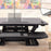Duronic Sit-Stand Desk DM05D9 | Electric Height Adjustable Office Workstation | 80x62cm Platform | Raises from 13.5-44cm | Riser for PC Computer Screen, Keyboard, Laptop | Ergonomic Desktop Converter…