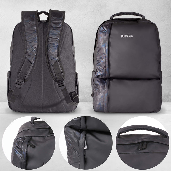 Duronic Laptop Backpack LB24 Cabin Bag Water Resistant Rucksack Travel Bags for Students Office Workers Commuting Internal 15.6β Laptop Sleeve for Business University Travelling Gift for Women Men