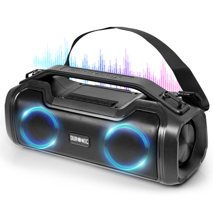 waterproof bluetooth boombox portable speaker wireless party loud boomboxes