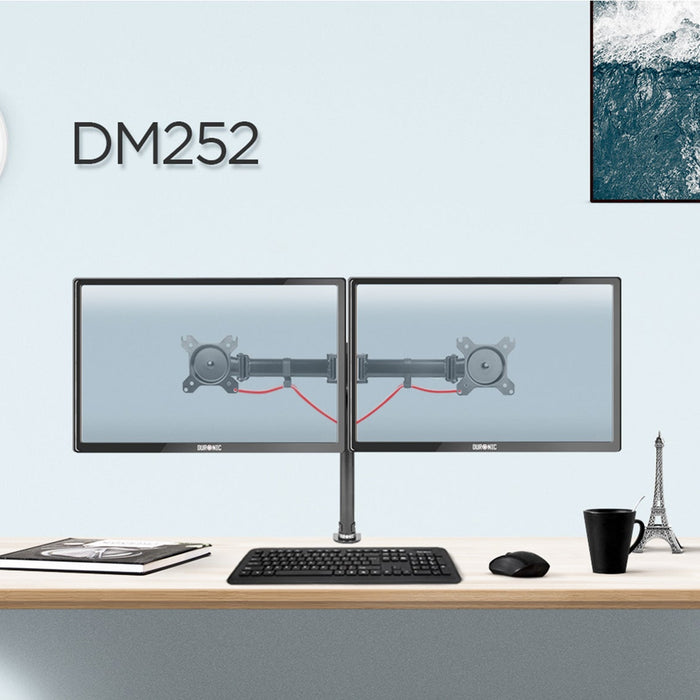 dual monitor stand, desk mount riser, multi monitor stand, monitor desk mount