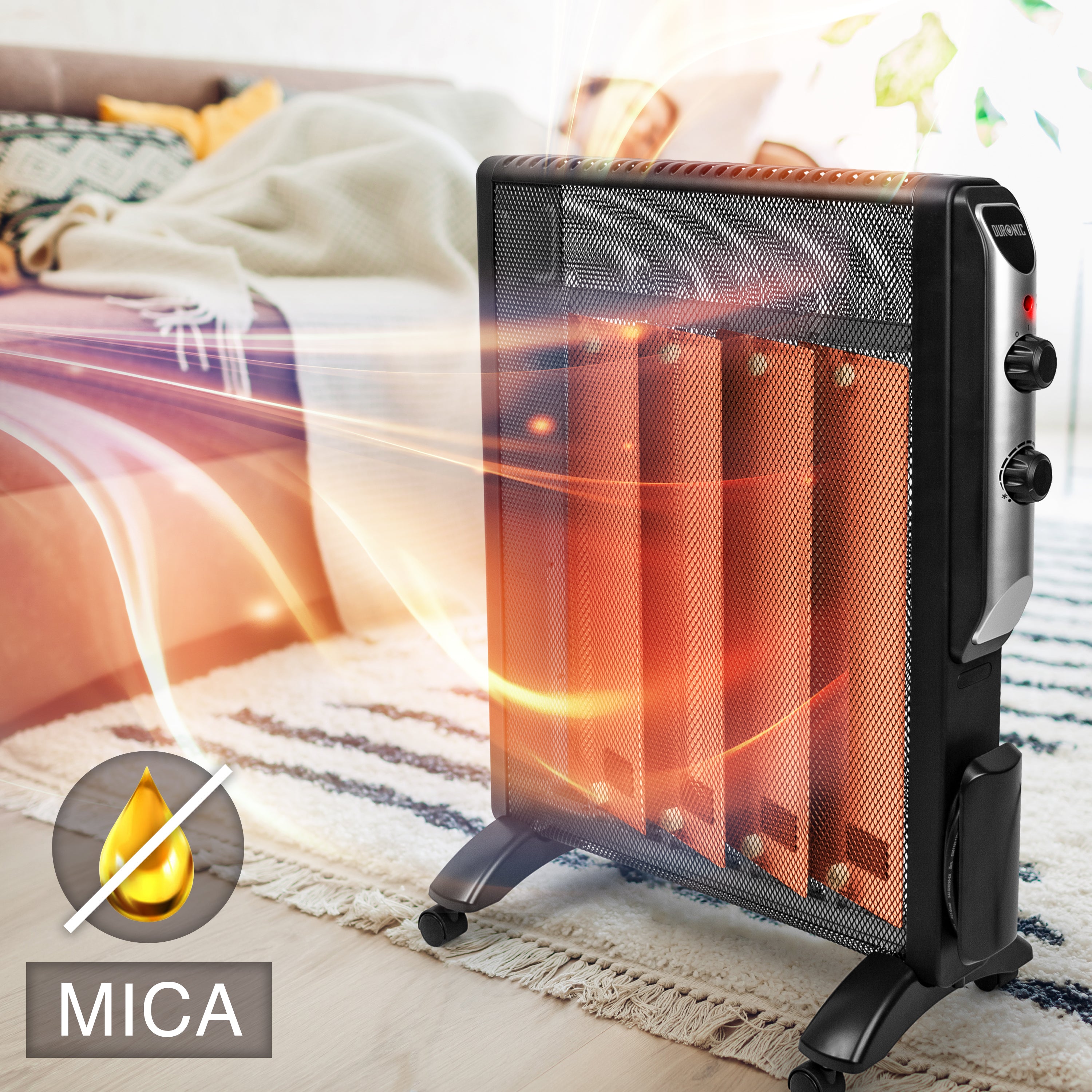 HV220 Micathermic mica panel heater radiator electric