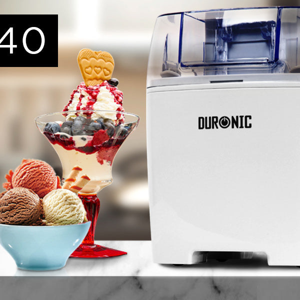 Ice Cream Maker Machine To Make and Churn Ice Cream, Sorbet, Frozen Yoghurt, Soft-serve, Desserts