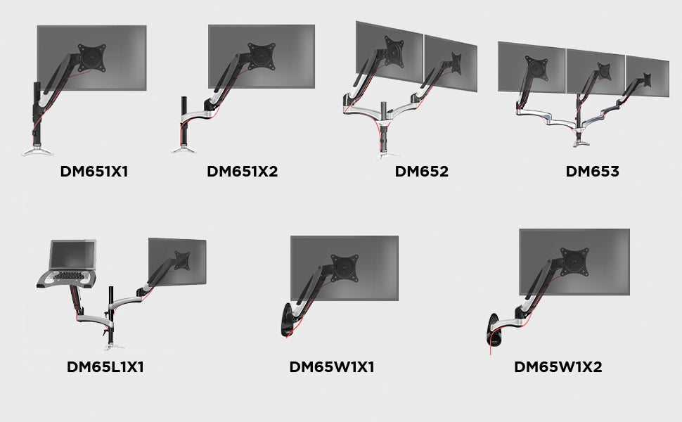 What are the Best Monitor Arms? Comparison of the Duronic DM45, DM55, and DM65 Range