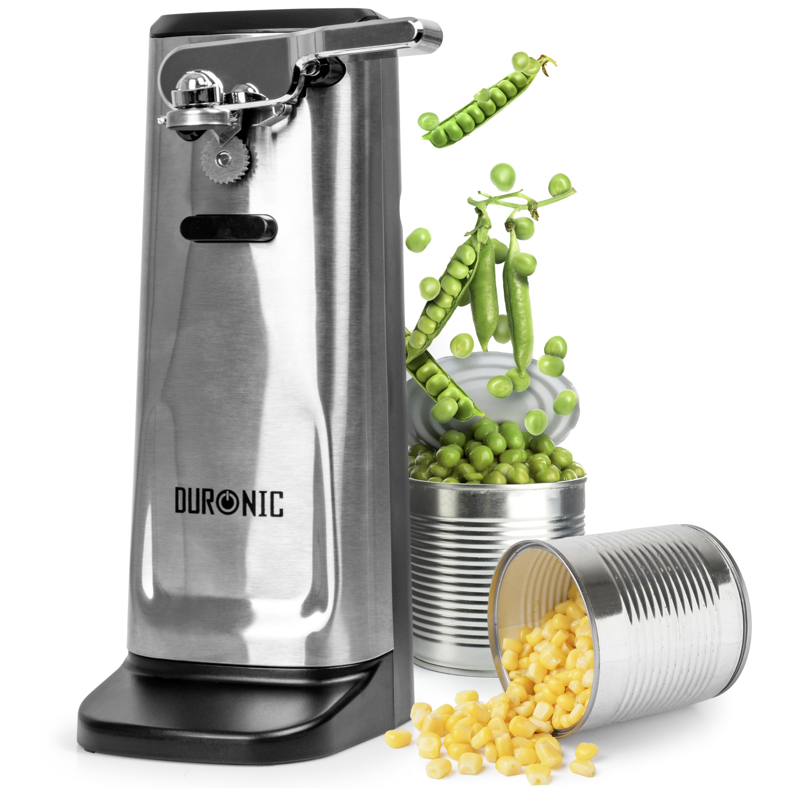 Duronic CO60 electric can opener to open cans of beans, sweetcorn, peas for kitchen, home, office