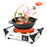 Duronic Electric Hot Plate HP1 WE, 1500W Single Burner Hob, Portable Table Top Cooker with Cast Iron Ring & Cool-Touch Handles for Camping, Caravans, Home, Small Kitchens, White