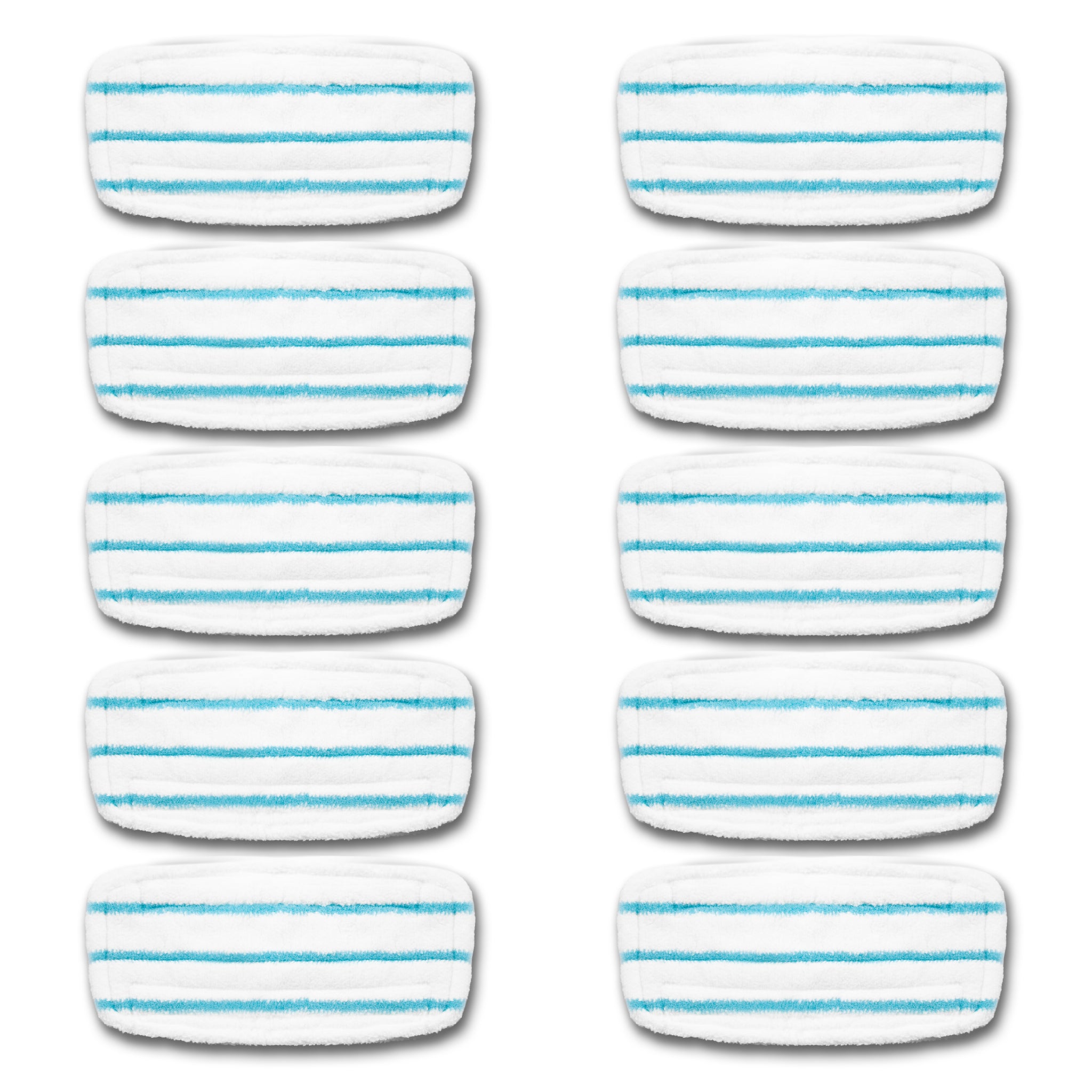 Duronic Steam Mop Pad Refills STM15X10 Replacement Cleaning Pads for the Duronic STM15 Steam Mop Spare Pack of 10 Reusable Microfibre Floor Cloths Only