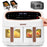 Duronic Twin Air Fryer AF24 WG Dual Zone Cooker 10L Dual Drawers 10-in-1 Double Basket AirFryer for Family, Uses No Oil, Air Fry, Roast, Bake, Dishwasher Safe Non-Stick Baskets, White Gold