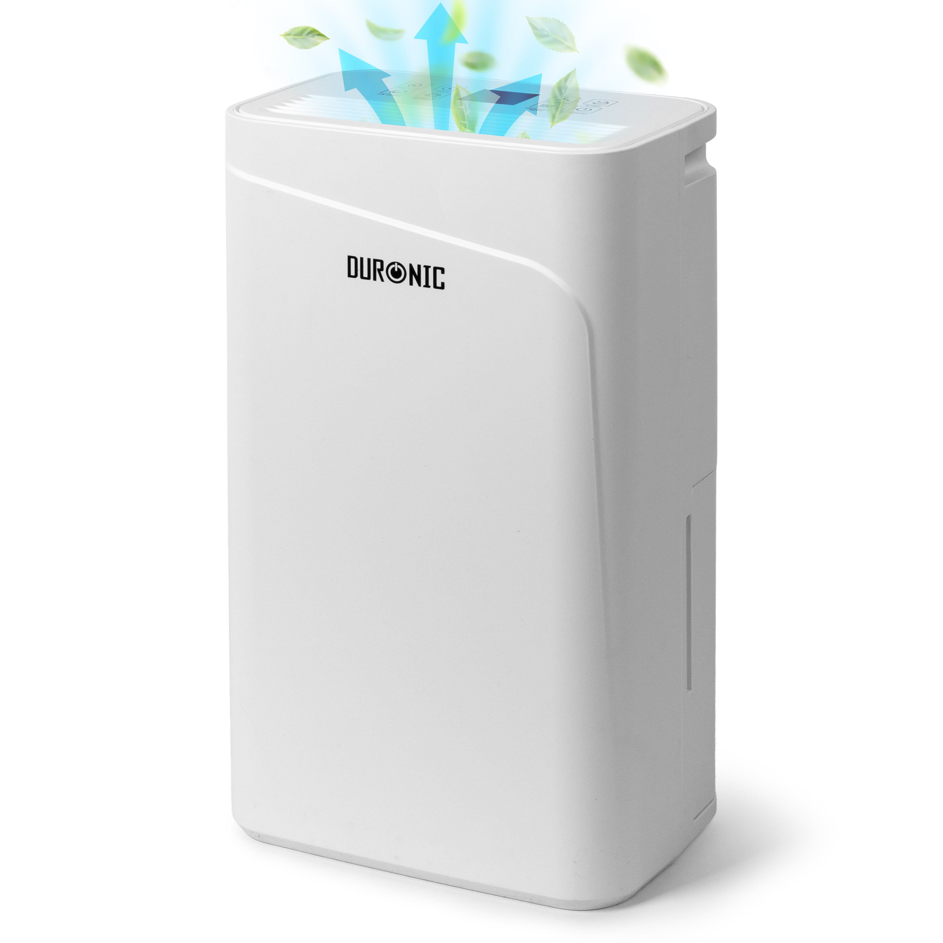 Duronic DH121 Dehumidifier 12L Air Dehumidifier for Dust Allergies Asthma & Damp Mould 300W Quiet Home Dehumidifiers with 2.1L Tank, Child Lock, Timer & Clothes Drying for Utility Bedrooms & Offices