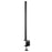 Duronic 40cm Pole for DM15 DM25 DM35 40CM Black Steel Mounting Pole 400mm Length with 32mm Diameter Standard Clamp Included Compatible with All Duronic Monitor Desk Mount Arms