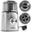 Duronic CG655 Electric Coffee Grinder with Wet & Dry Cups, 220ml, Silver, Metal Spice Mill, Adjustable Coarseness, Push Pulse, Silicone Seal, for Coffee Beans, Spices, Nuts, flaxseeds, 150W