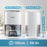 Duronic DH07 WE Mini Dehumidifier, 22.5W Compact Dehumidifier, Automatic Moisture Remover with 1L Tank Capacity, Quiet Home Dehumidifiers for Dust Allergies Asthma & Damp, Bedroom and Bathroom White