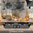Duronic Electric Hot Plate HP2 GG, 2500W Double Burner Hob, Portable Table Top Cooker with Cast Iron Ring & Cool-Touch Handles for Camping, Caravans, Home, Small Kitchens, Grey Green