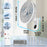 Duronic FN42 WE Wall Mounted Fan with Remote Control 52.8dB Quiet 16" Cooling Fan with 3 Speed Settings, 60° Oscillation, 7.5H Timer for Home, Office, Bedroom & Kitchen White