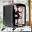 Duronic MFW4 BK Mini Fridge Warmer 4L Personal Refrigerator 6 Can Portable Drinks Cooler and Food Warmer, Skincare Fridge for Face Masks, AC/DC Small Fridges for Bedroom Home Office Car Black
