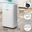 Duronic DH201 Dehumidifier 20L Air Dehumidifier for Dust Allergies Asthma & Damp Mould 440W Quiet Home Dehumidifiers with 5.1L Tank, Child Lock, Timer & Clothes Drying for Utility Bedrooms & Offices