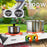 Duronic Electric Hot Plate HP2 WE, 2500W Double Burner Hob, Portable Table Top Cooker with Cast Iron Ring & Cool-Touch Handles for Camping, Caravans, Home, Small Kitchens, White