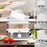 Duronic FS93 WE White Electric Food Steamer, 2-Tier 6L Steam Cooker with Rice Bowl & 60-Min Timer, 950W BPA-Free Countertop Vegetable Steamer for Fish, Meat, Rice, Eggs, Dumplings, Momos & Baby Food