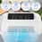 Duronic DH201 Dehumidifier 20L Air Dehumidifier for Dust Allergies Asthma & Damp Mould 440W Quiet Home Dehumidifiers with 5.1L Tank, Child Lock, Timer & Clothes Drying for Utility Bedrooms & Offices