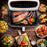 Duronic Large Drawer AFD1 WE LARGE DRAWER ONLY, 10L Drawer Specifically for the Duronic AF24 Air Fryer, One Big Sync Cook Cooking Tray for Dual Zone Air Fryer White