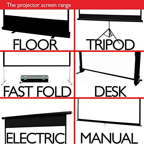 Duronic Tripod Projector Screen TPS86 /43 86" Projection Screen Office | Home Theatre Cinema School| 175cm X 131cm 4K 8K Ultra HDR 3D Ready