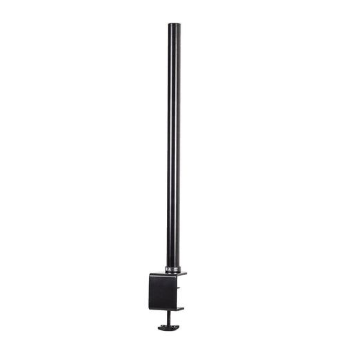 Duronic DM15 DM25 DM35 80cm Pole BLACK | Duronic Monitor Desk Mount Arm Compatible | Black | Steel | Extra Long | 800mm Length | 32mm Diameter | Clamp Included
