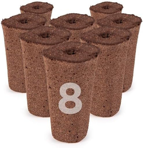 Duronic GLC8C Replacement Grow Pods for Hydroponic Growing System, Pack of 8 Planting pods, Seed Cup for the GHS37 and GHS48 Models