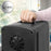 Duronic MFW4 BK Mini Fridge Warmer 4L Personal Refrigerator 6 Can Portable Drinks Cooler and Food Warmer, Skincare Fridge for Face Masks, AC/DC Small Fridges for Bedroom Home Office Car Black