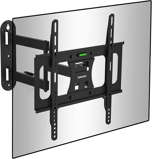 Duronic TVB109S TV Bracket, Wall Mount for 23-55" Television Screen, Tilting Action -12°/+6°, Fits up to 600x400mm, For Flat Screen LCD/LED (30kg)