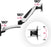 Duronic Monitor Arm Wall Mount DM65W1X2 | Bracket for Single PC Computer Screen | Aluminium | For One 15”-27” LED LCD TV Television | VESA 75/100 Fixing | Tilt +85°/-90°, Swivel 180°, Rotate 360°
