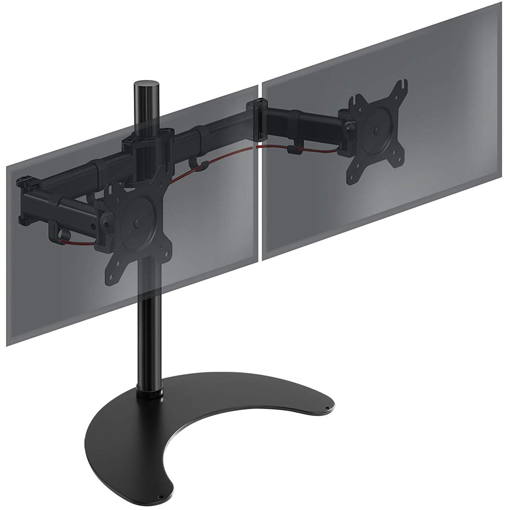 DURONIC モニターアーム 2面用 DM25D2 モニターサイズ:13-27 Amazon.co.jp: Duronic 二画面モニターアームスタンド 自立型