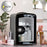 Duronic MFW4 BK Mini Fridge Warmer 4L Personal Refrigerator 6 Can Portable Drinks Cooler and Food Warmer, Skincare Fridge for Face Masks, AC/DC Small Fridges for Bedroom Home Office Car Black