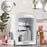 Duronic MFW4 WE Mini Fridge Warmer 4L Personal Refrigerator 6 Can Portable Drinks Cooler and Food Warmer, Skincare Fridge for Face Masks, AC/DC Small Fridges for Bedroom Home Office Car White