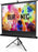 Duronic Tripod Projector Screen TPS86/43 86 Inch Standing Portable Movie Video Projection Screens 4:3 for School Office Home Cinema Theatre with Stand