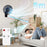Duronic FN12 BK Wall Mounted Fan with Remote Control 50.4dB Quiet Cooling Fan with 3 Speed Settings, 60° Oscillation, 7.5H Timer for Home, Office, Bedroom & Kitchen Black