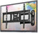 Duronic TVB109S TV Bracket, Wall Mount for 23-55" Television Screen, Tilting Action -12°/+6°, Fits up to 600x400mm, For Flat Screen LCD/LED (30kg)