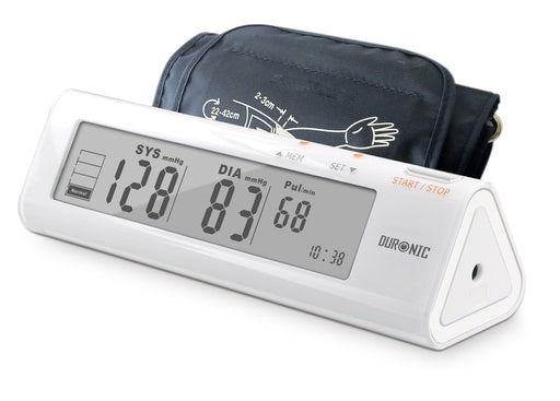 Duronic Blood Pressure Monitor BPM450 Upper Arm | Automatic | BP Machine for Professional and Home Use | Large Digital LCD Display | Desktop | 60 Record Memory | Medium-Large 22cm-42cm Cuff