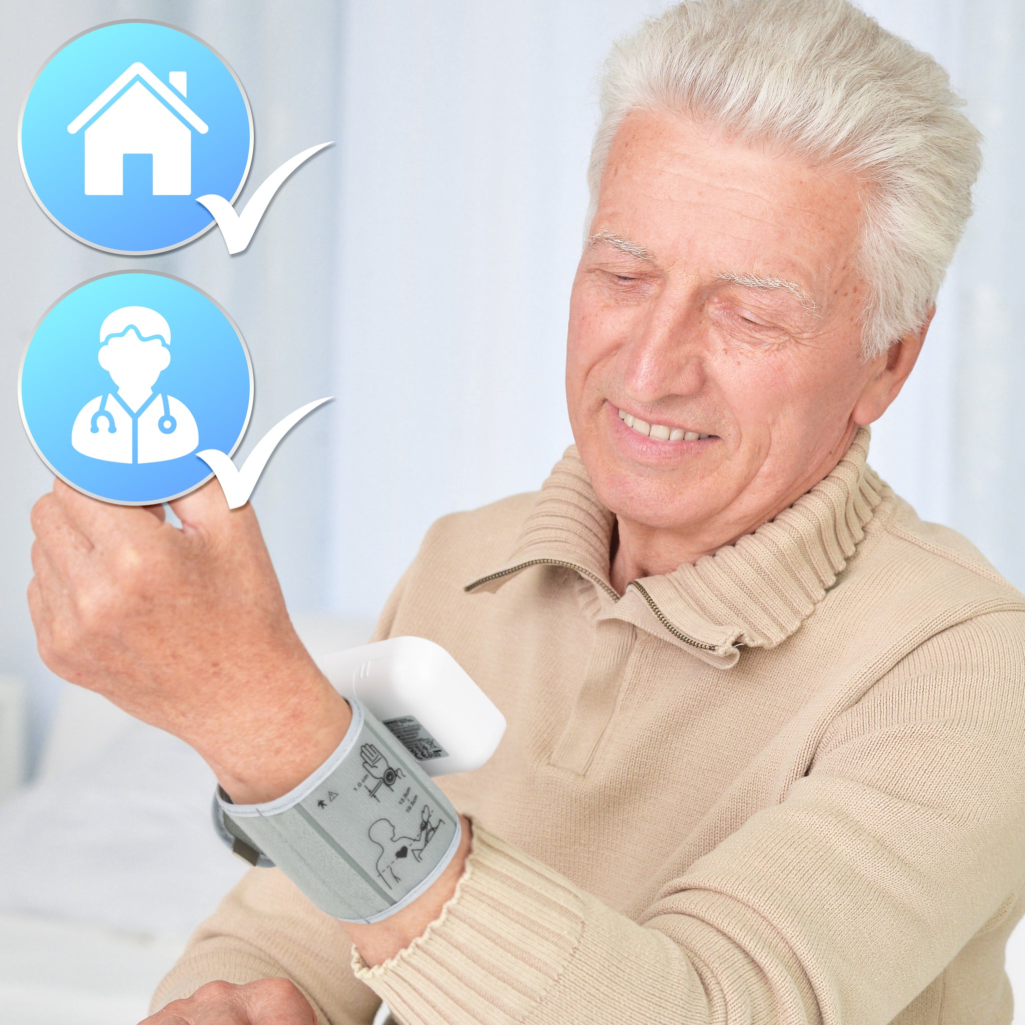 Duronic Wrist Blood Pressure Monitors BPM65 CE Approved Monitor Automatic Blood Pressure Machine Wrist BP Monitor Cuff Certified Medical Device for Home Use