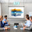 Duronic Projector Screen BPS40 /169 Bar 40 Inch Projection Screen Wall or Ceiling Mountable HD 16:9 Ratio for Home Theatre, Office 4K UHD 3D
