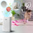 Duronic 12L Air Dehumidifier blowing clean air to remove mold, condensation, and bad home odors.