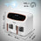 Duronic AF34 WE white air fryer with two cooking compartments and LED touch screen
