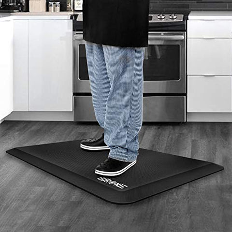 Duronic Anti-Fatigue Mat with a textured surface, non-slip backing, and beveled edges.